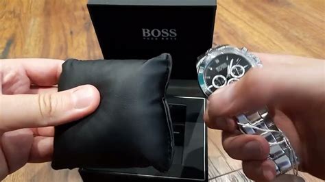 hugo boss watch fake vs real|vintage hugo boss watch.